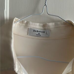 Babaton Cream Long Sleeve Button Down